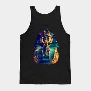 Mask of Tutankhamun Polypaint Tank Top